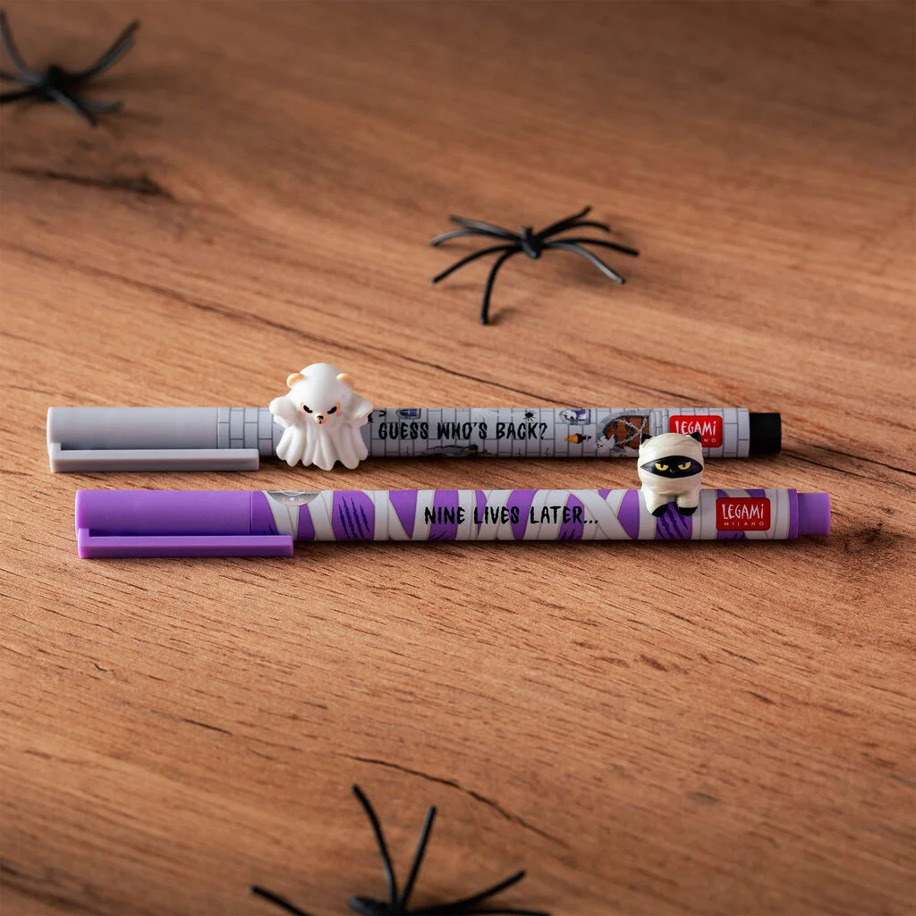 Stift, Kugelschreiber, Filzstift, Halloween, Legami