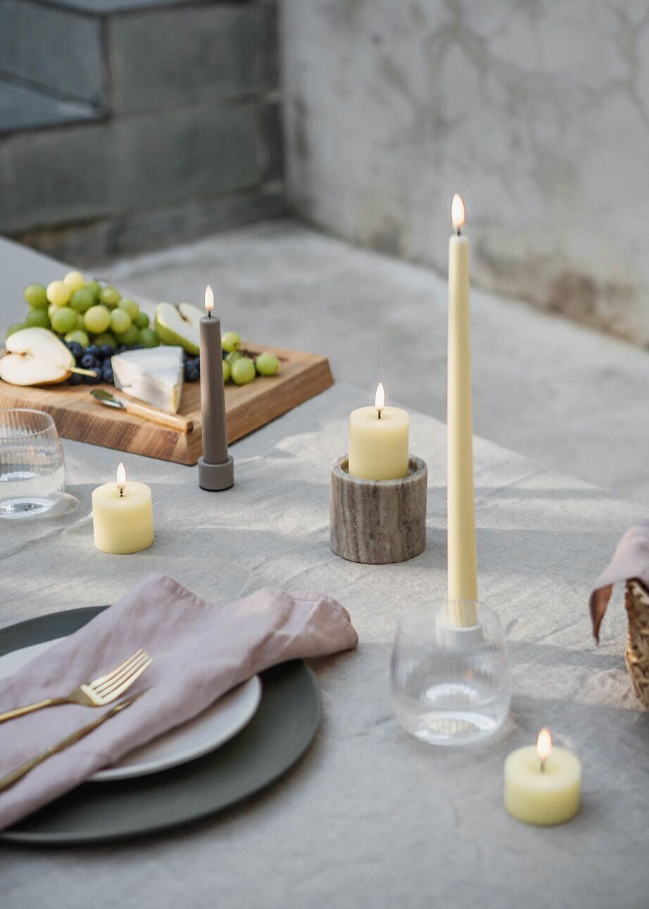 Uyuni Tafelkerzenhalter Light sandstone 2 Stück Uyuni Tafelkerzenhalter Light sandstone 2 Stück