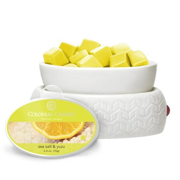 Colonial Candle Sea Salt &amp; Yuzu Simmer Snaps 70g