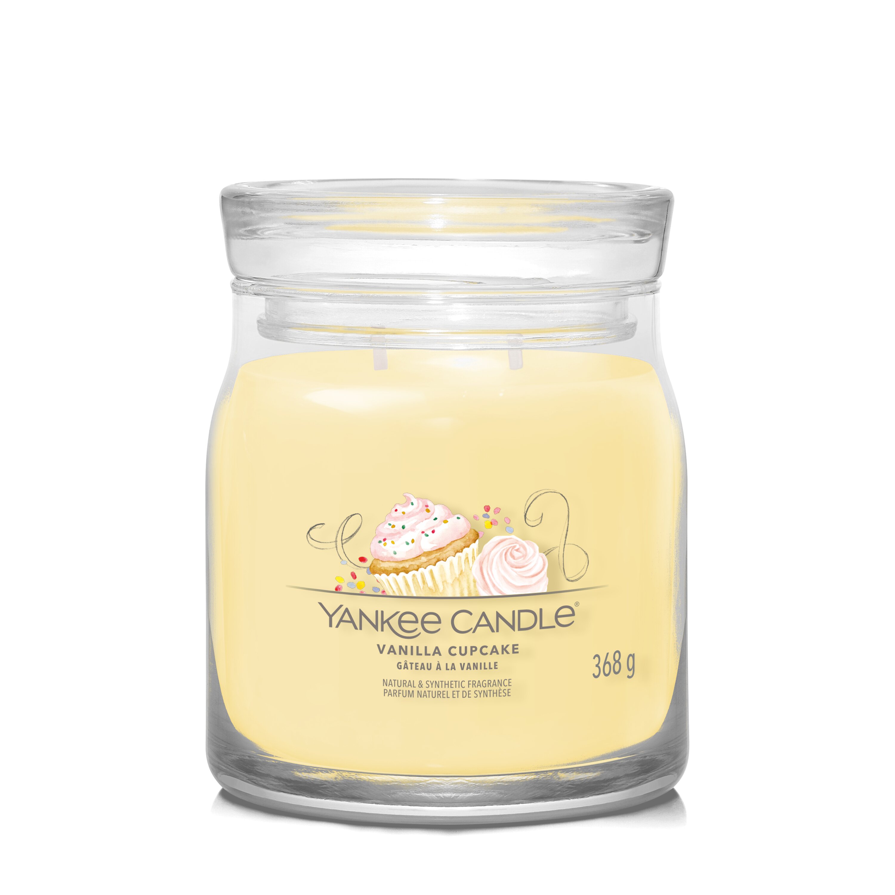 Vanilla Cupcake Signature Medium Jar 368g 2-Docht