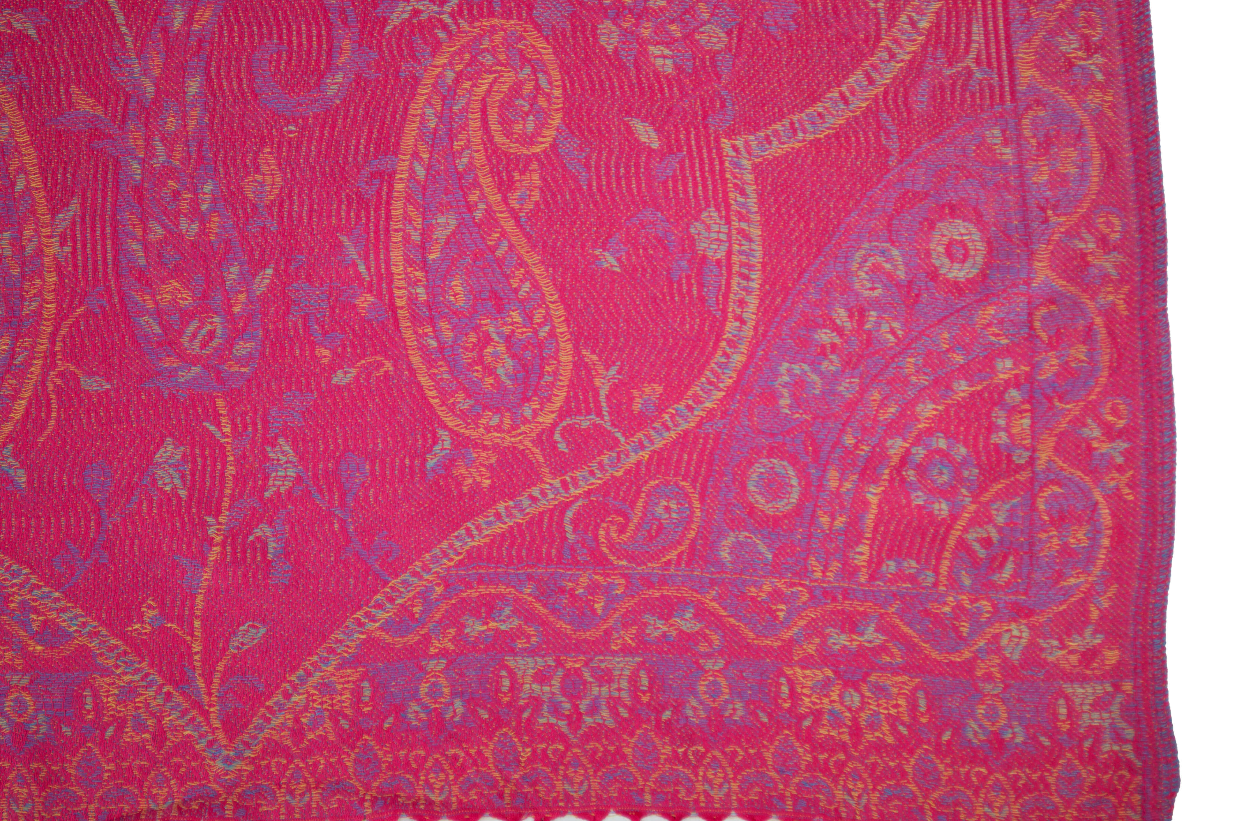 Jacquard Schal Darya himbeer 138