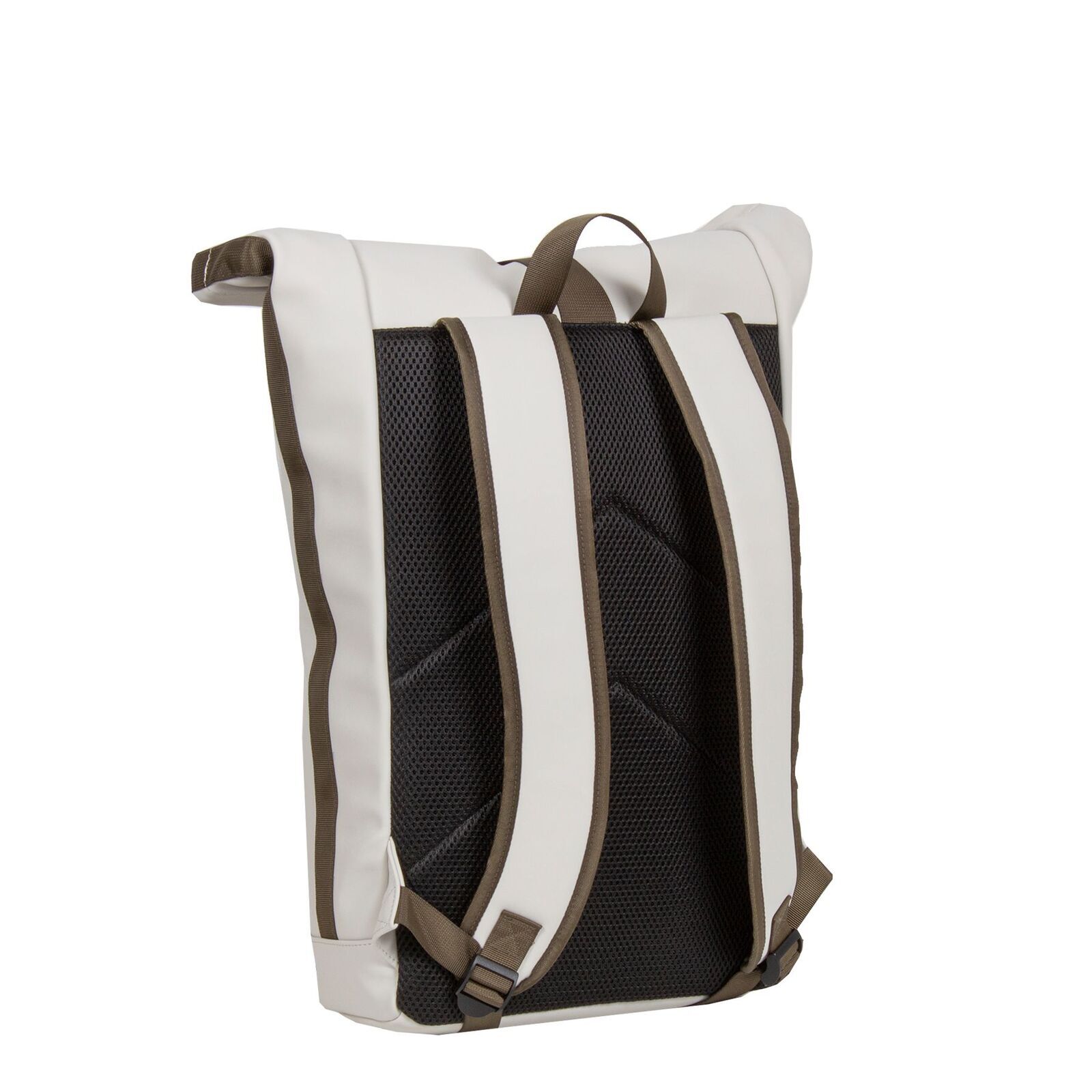 Tim - New York Rolltop Rucksack beige/olive