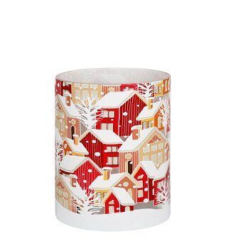 126370_g Windlicht Havaro rot 20cm