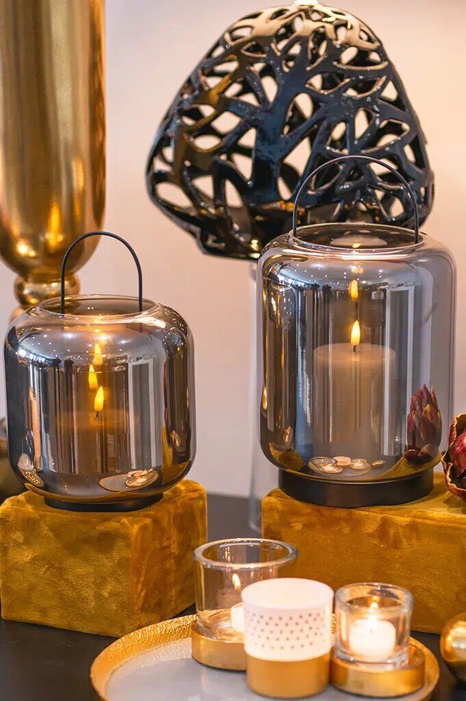 clermont-laterne-anthrazit Kerzenlaterne Clermont 31cm anthrazit