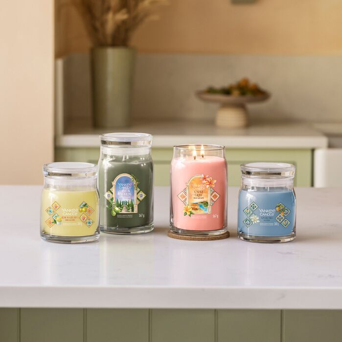 Yankee Candle, Duftkerzen, 4 Duftkerzen in bunten Farben
