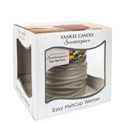 Noah-Grey-Scenterpiece-Warmer-boxed-angle Noah Grey MeltCup Warmer mit Timerfunktion