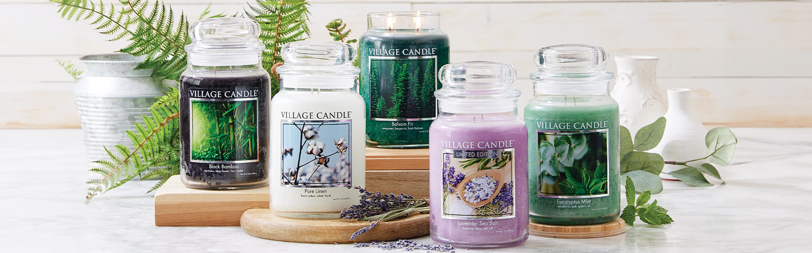 Village-Candle-Duftkerzen-Alternative Kräuterig, Kräuter, Pflanze