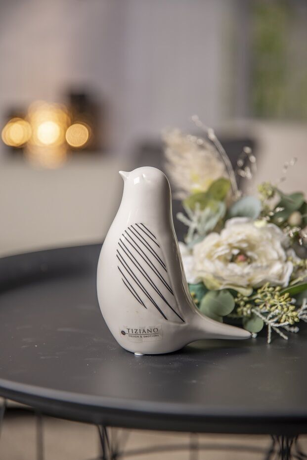 Tessa-gross Vogel Tessa 13cm creme