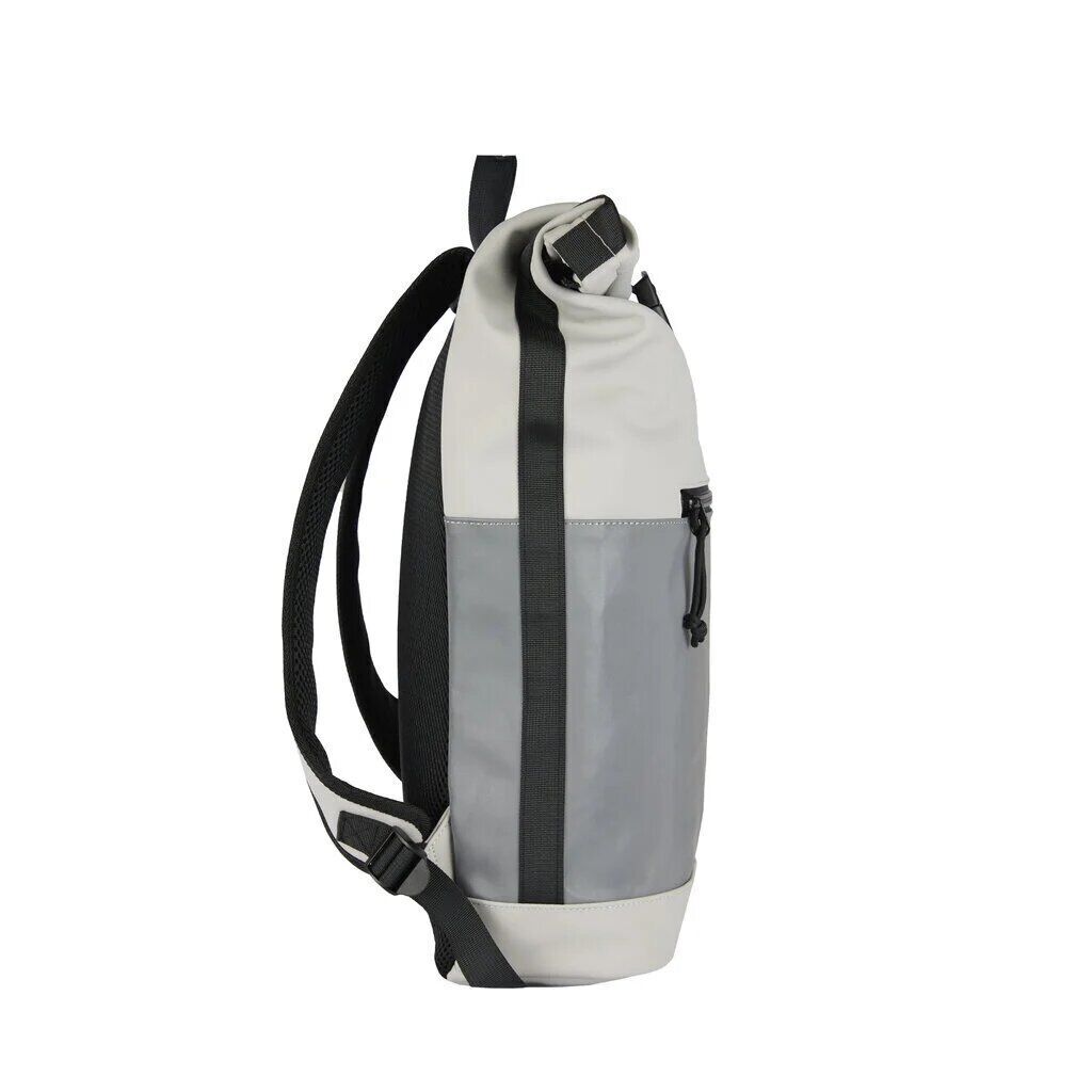 Bowie - New York Rolltop Rucksack hellgrau