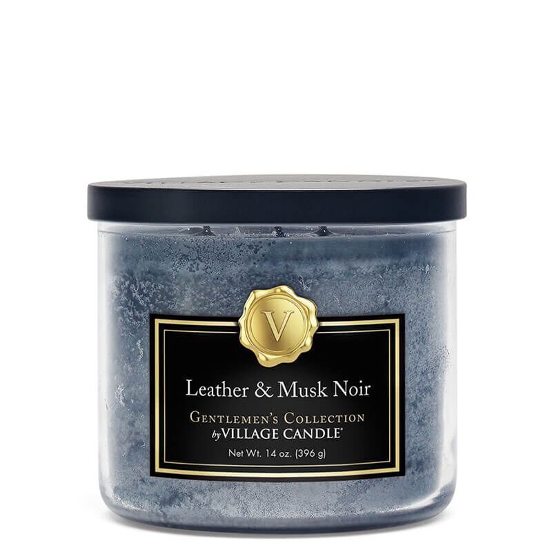 leather-musk-noir-medium-bowl-candle-41700675QwMuKwS273EQ Village Candle- Leather & Musk Noir 396g