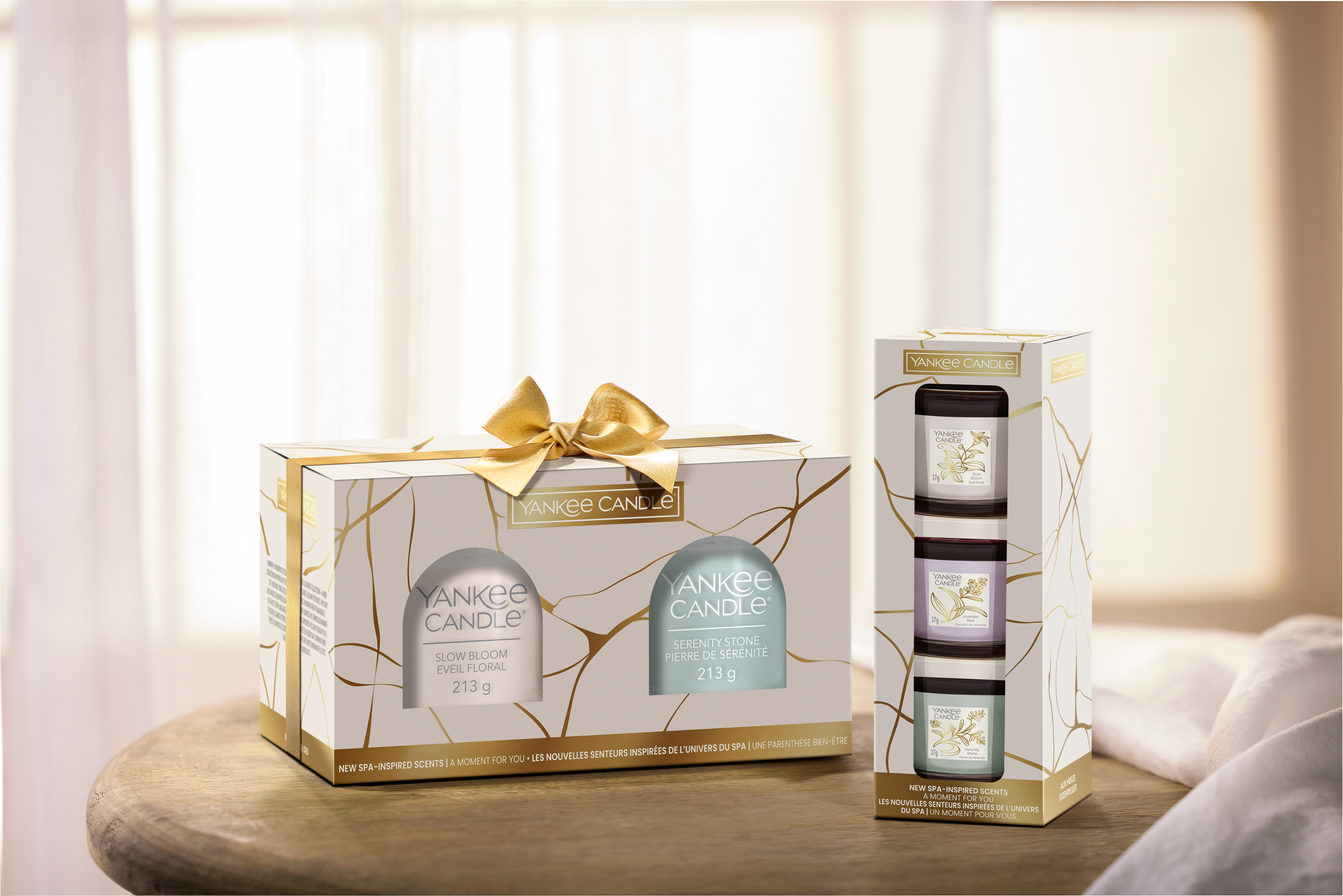 3 Glasvotivkerzen à 37g Geschenkset Little Treasures