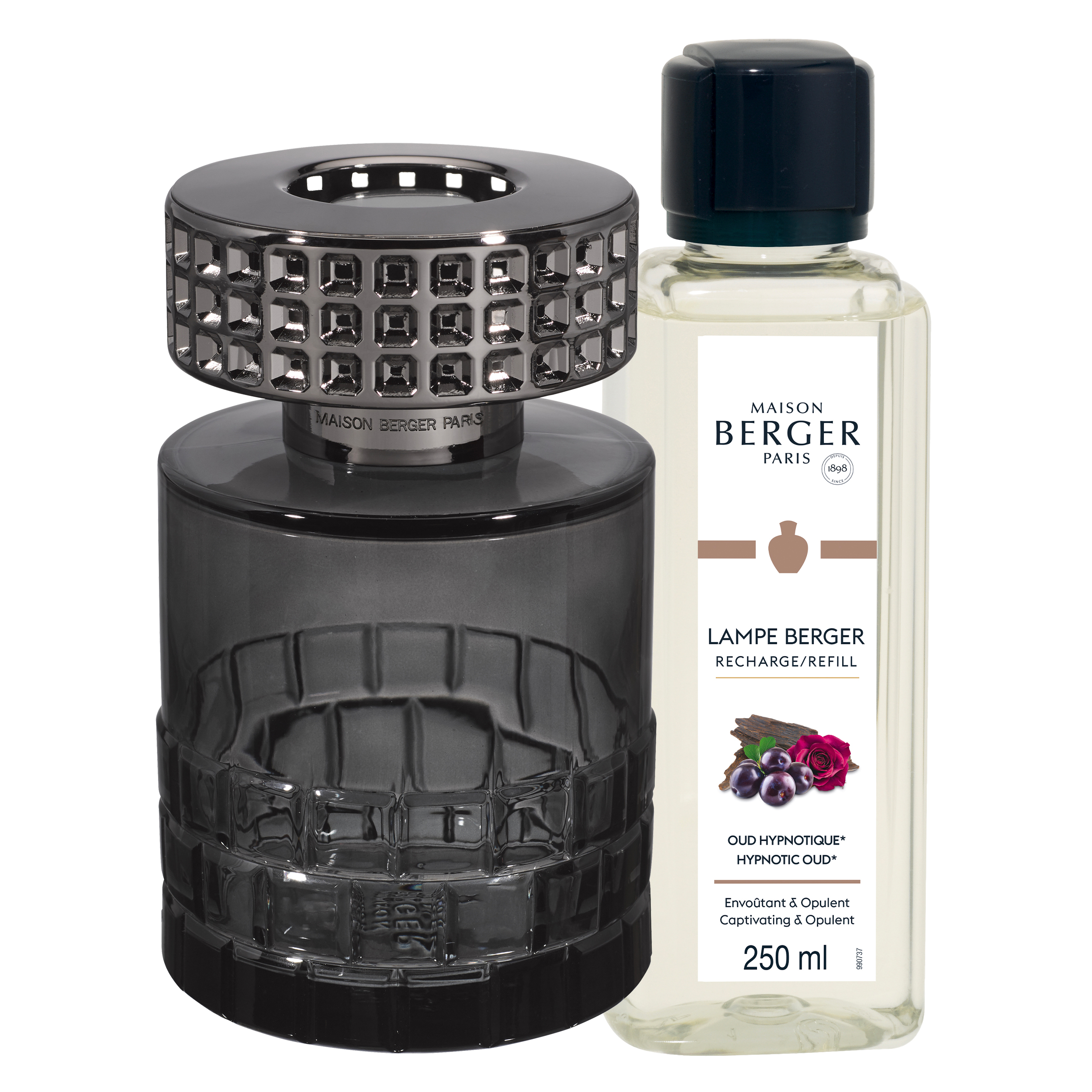 Parfumflakon, Dufthalter, Schwarz, Refill-Flakon, Lampenduft
