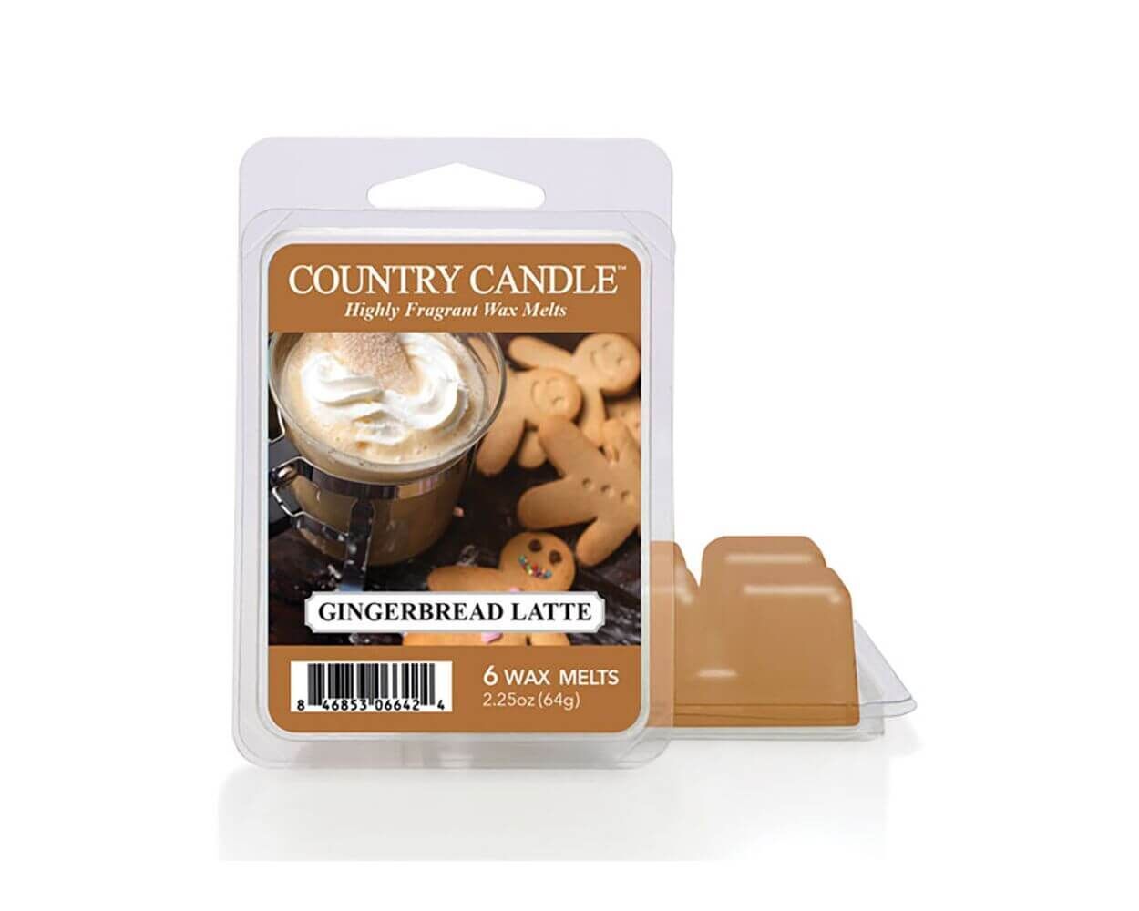 american_heritage_country_candle_waxmelt_6p_gingerbread_latte_1 Gingerbread Latte Wax Melts 64g