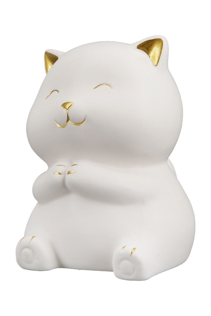 Deko Katze Kitty weiß 10,5cm Deko Katze Kitty weiß 10,5cm