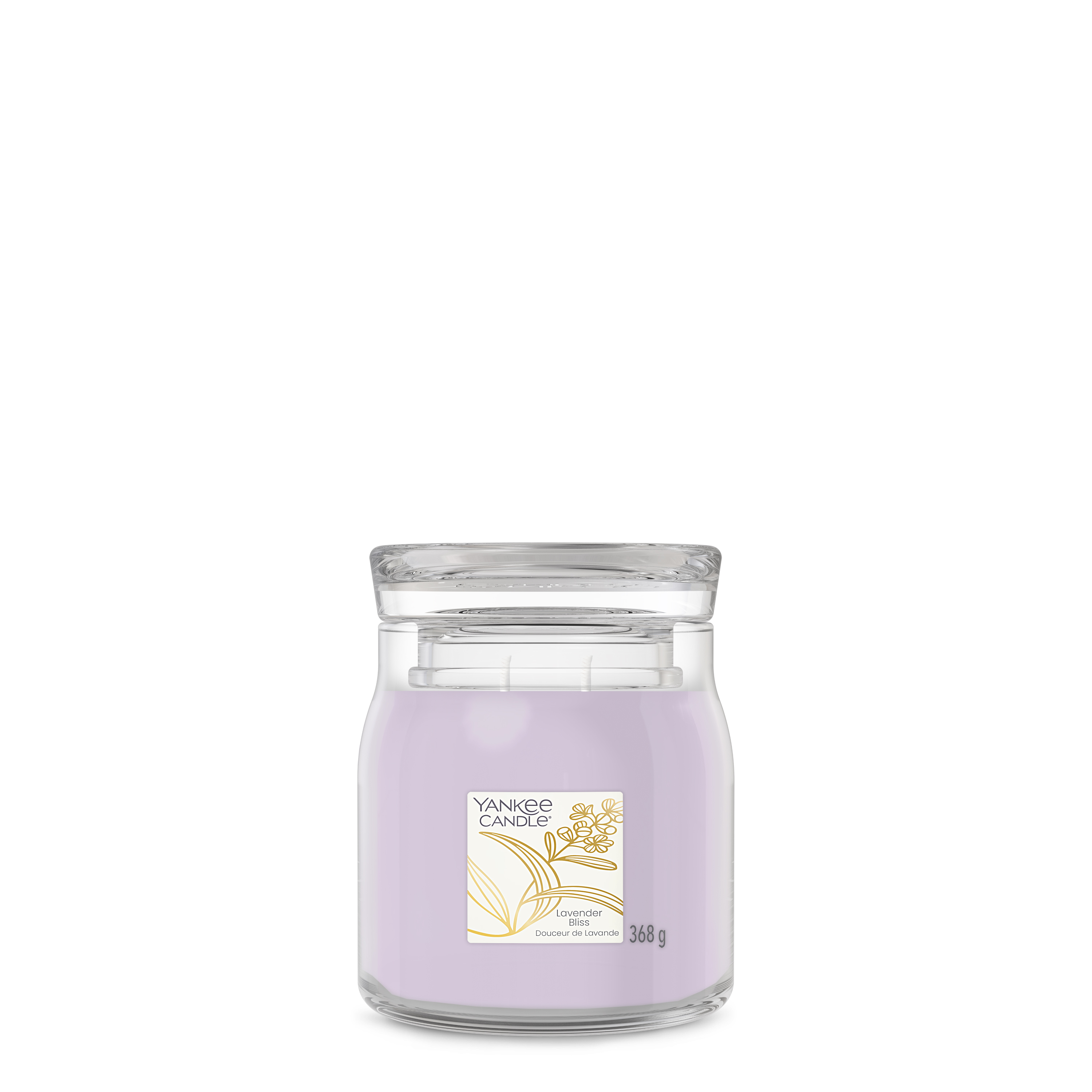 Lavender Bliss Signature Medium Jar 368g 2-Docht Lavender Bliss Signature Medium Jar 368g 2-Docht