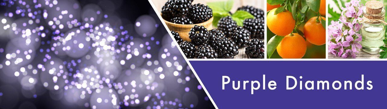 Purple Diamonds 411g (3-Docht)