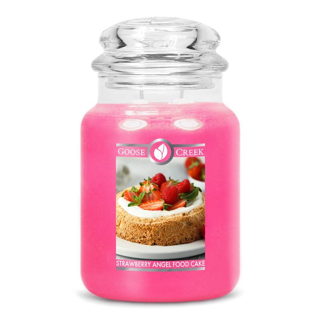 strawberry-angel-food-cake-2-docht-kerze-680g Strawberry Angel Food Cake 680g