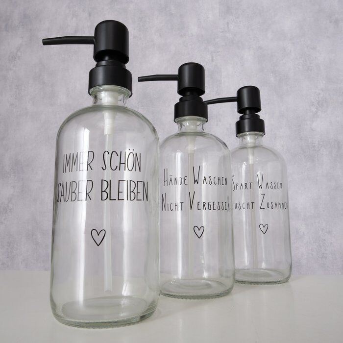 Ambientebild-_osIalDx-large Seifenspender 500ml "Spart Wasser - Duscht zusammen"