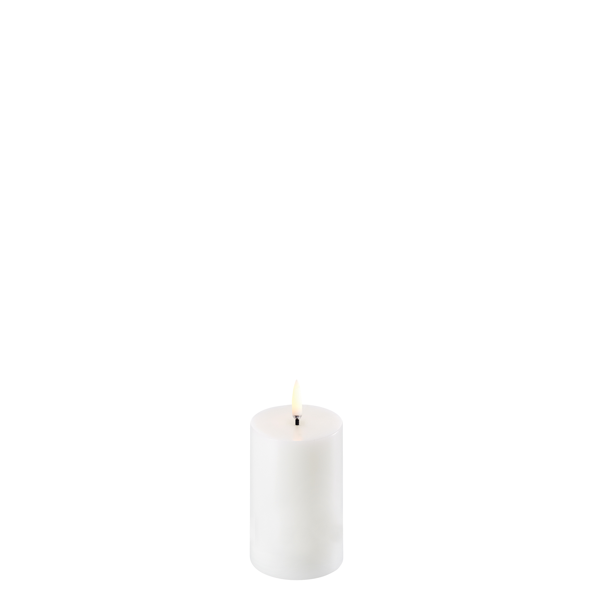 Uyuni LED Stumpenkerze 5x7,5cm nordic white
