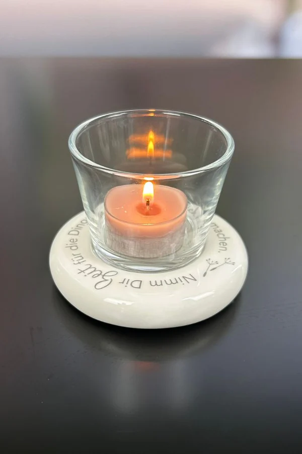 Dekolicht Lumina mit Glas Visco "Nimm Dir..."