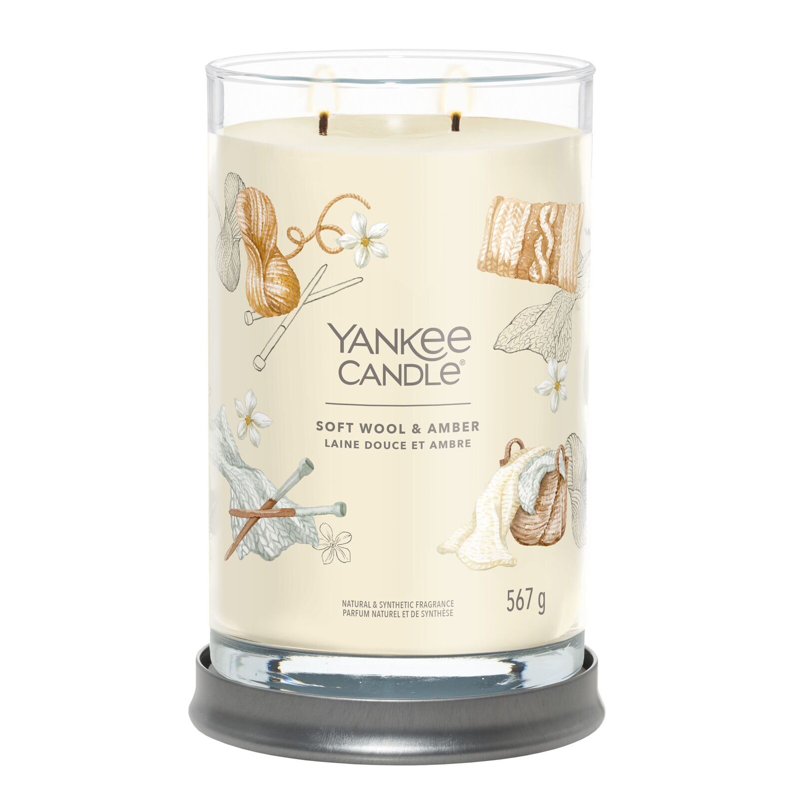 Soft_Wool__Amber_Large_Tumbler_LIT-1-1 Soft Wool & Amber Signature Large Tumbler 567g 2-Docht