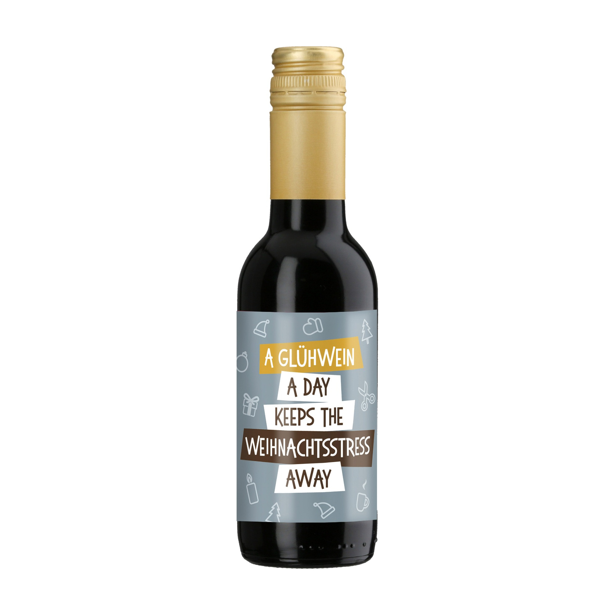 Glühwein im Fläschchen 250ml - A Glühwein a Day.... Wein, Likör, Glühwein, Weihnachten, Flasche
