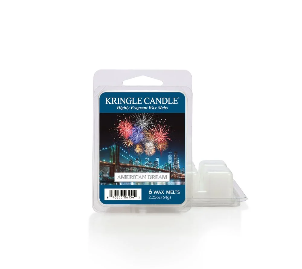 American Dream Wax Melts 64g Duftwachs, Wachsschmelzen, 6er-Pack, Duftwachs-Melts, Kunststoffverpackung
