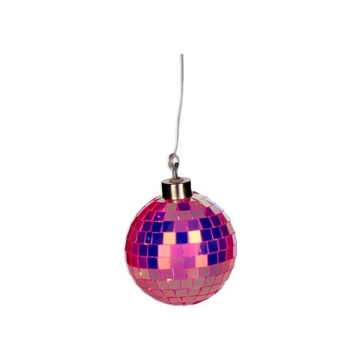 Disco LED Kugel 8cm neon pink Zubehor
