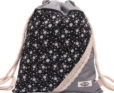 NL2020326 Northlux Patchwork Turnbeutel 177-056 (Black Florals)