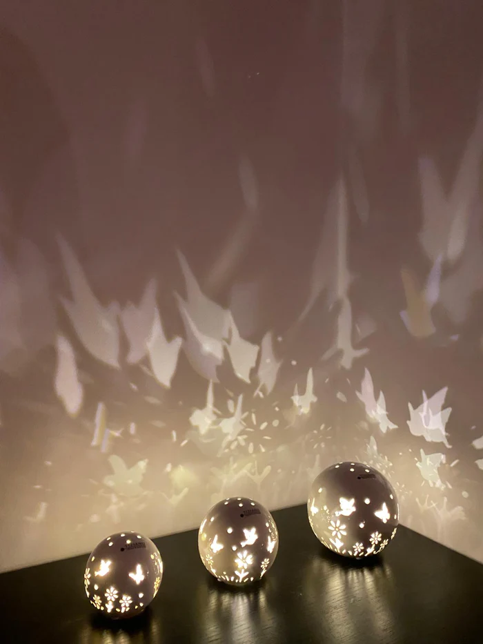 Lichtkugel Polline 10cm LED cremeweiß Lichtkugel Polline 10cm LED cremeweiß