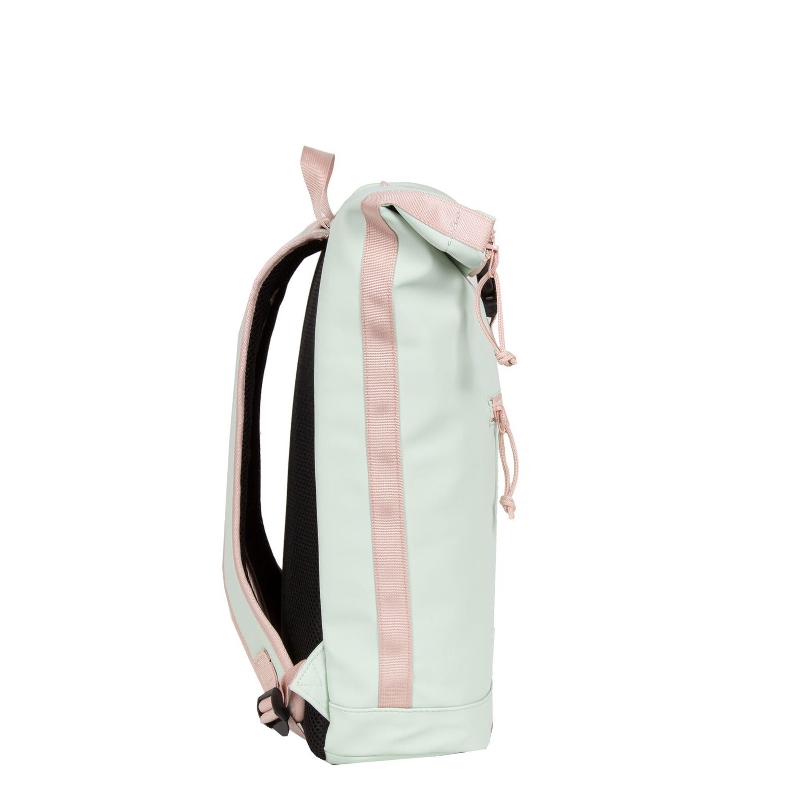 JcWEmLHg Tim - New York Rolltop Rucksack minzblau/hellrosa