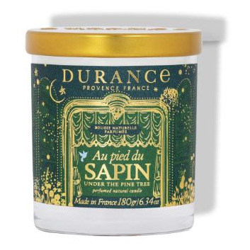 Durance Natürliche Duftkerze Am Tannenbaum 180g Scented candle, Sapin parfumée, Parfum sentier, Bougie parfumée, 180 g