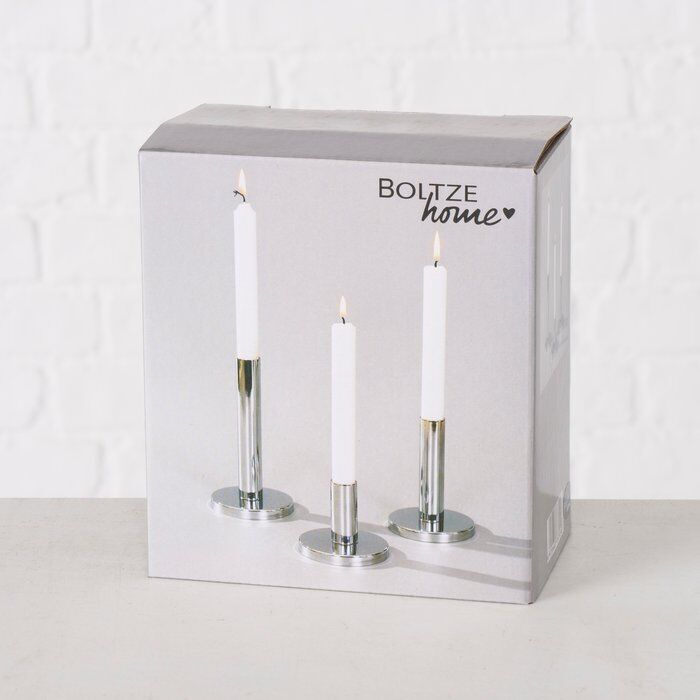 Kerzenleuchter-Set Malko silber