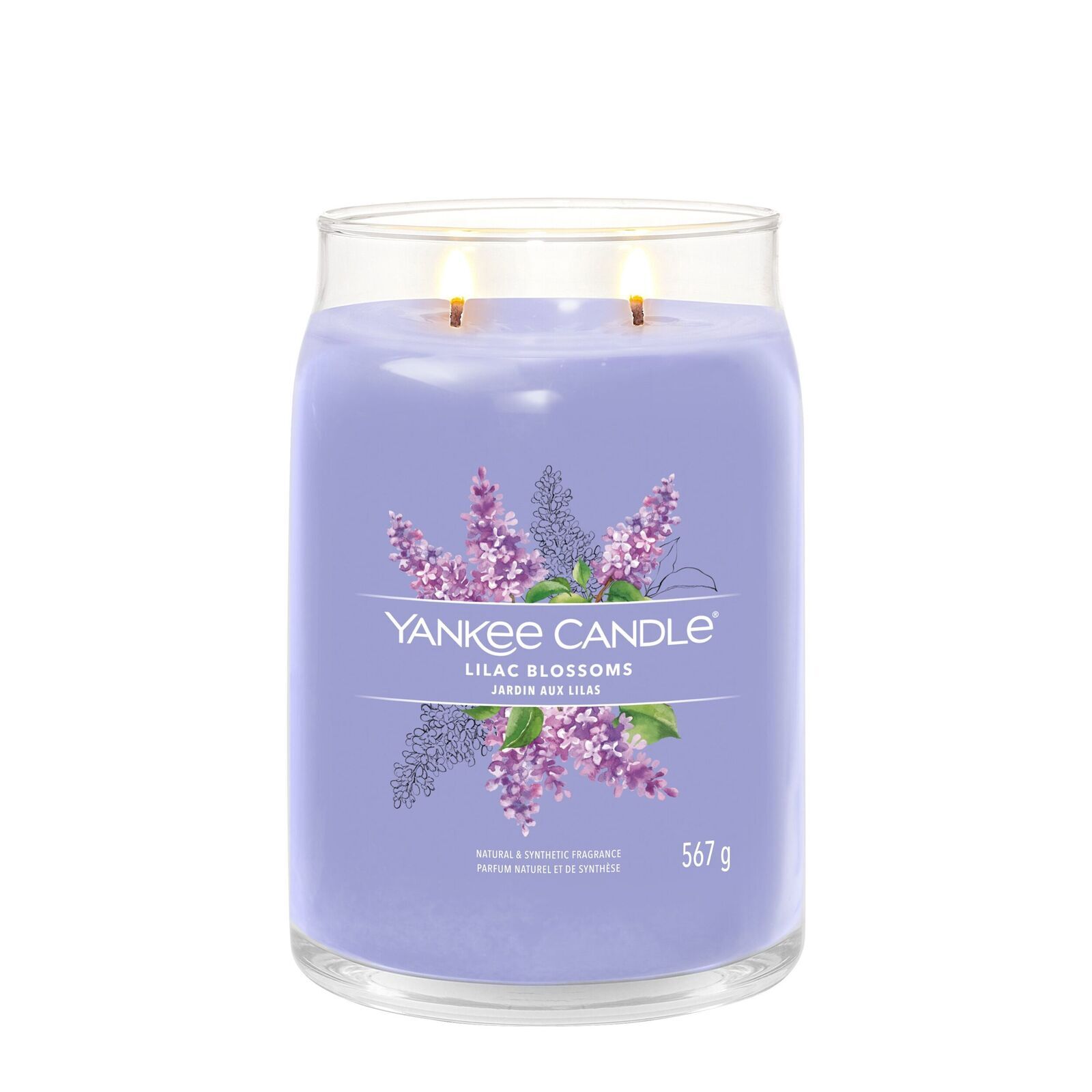 Lilac Blossoms Signature Large Jar 567g 2-Docht