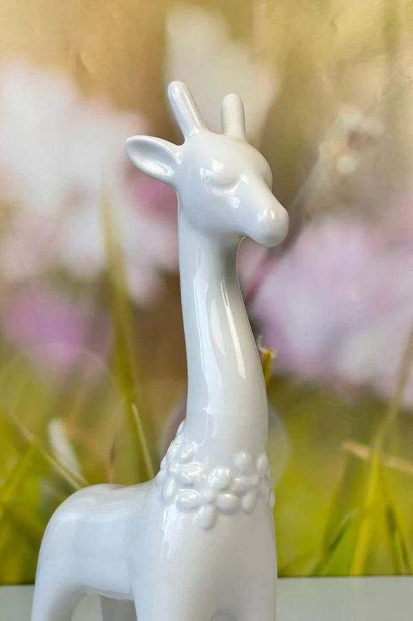 Deko Giraffe Giulia cremeweiß 30cm