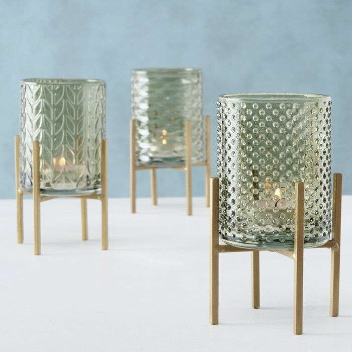 Windlicht Bolito grün Design 3