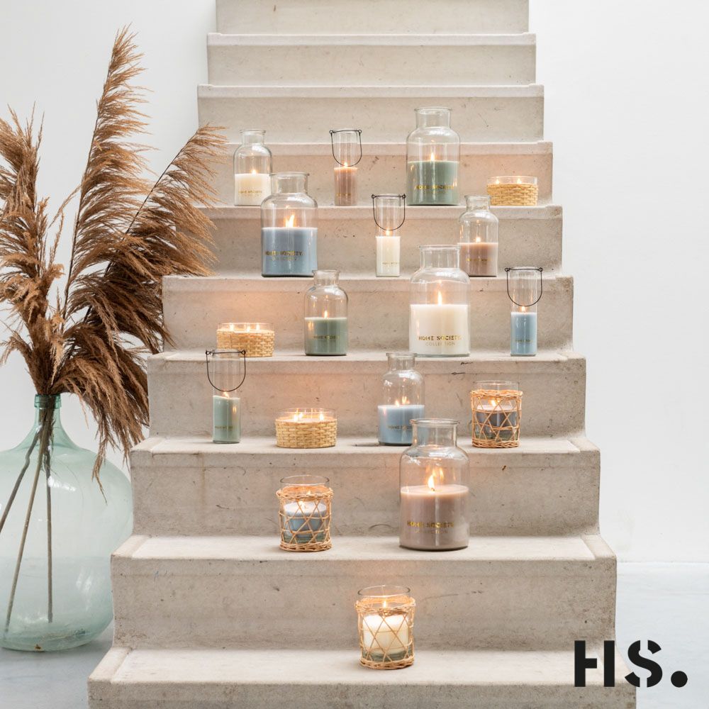 Candle Junco weiß