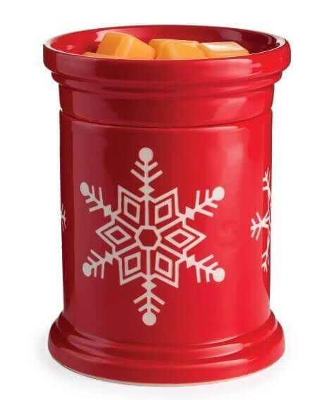 Red Snowflake Duftlampe elektrisch