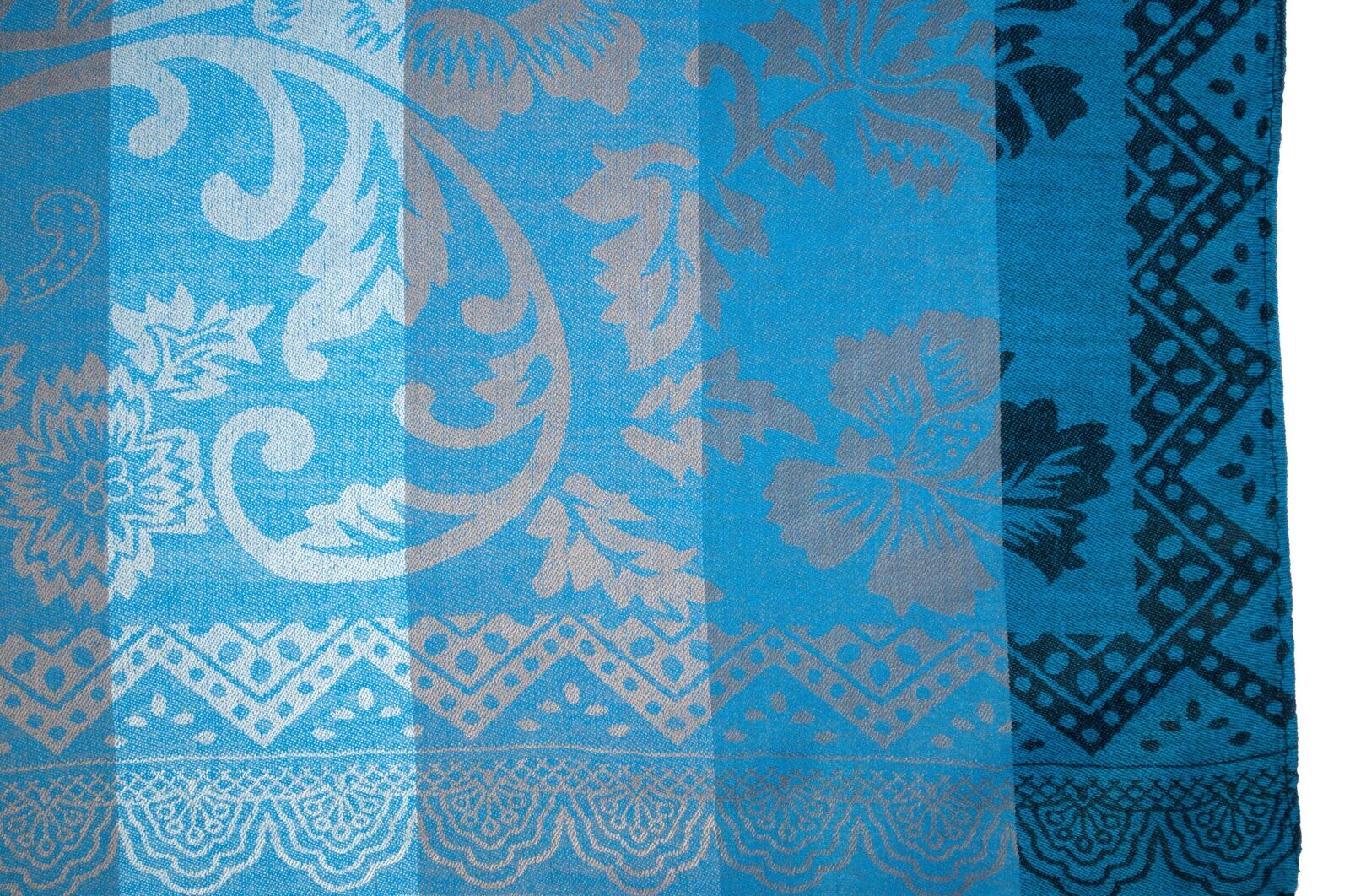 Jacquard Schal Acelya azur 223