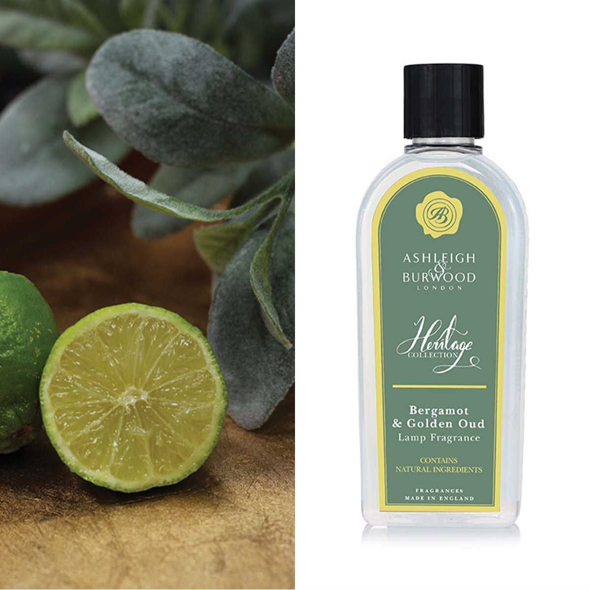 Bergamot & Golden Oud 250ml Duftlampenöl Nachfüller Zitrusfrucht, Obst, Limette, Flasche, Parfüm