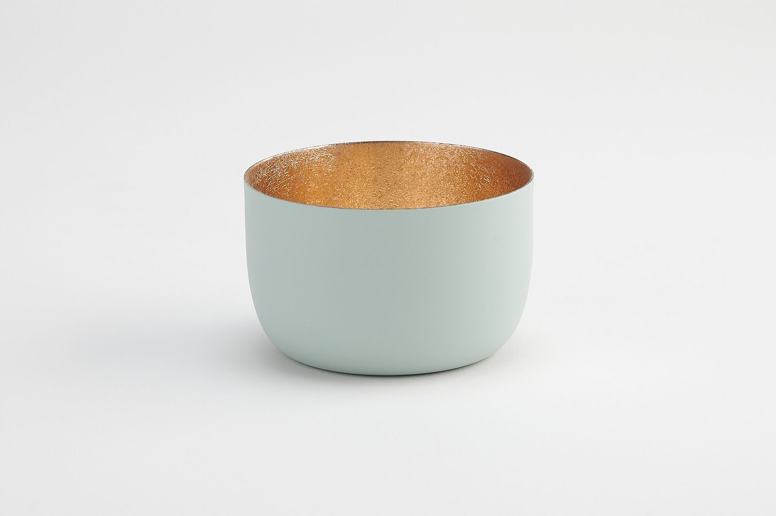 Madras Windlicht S pastellblau/gold