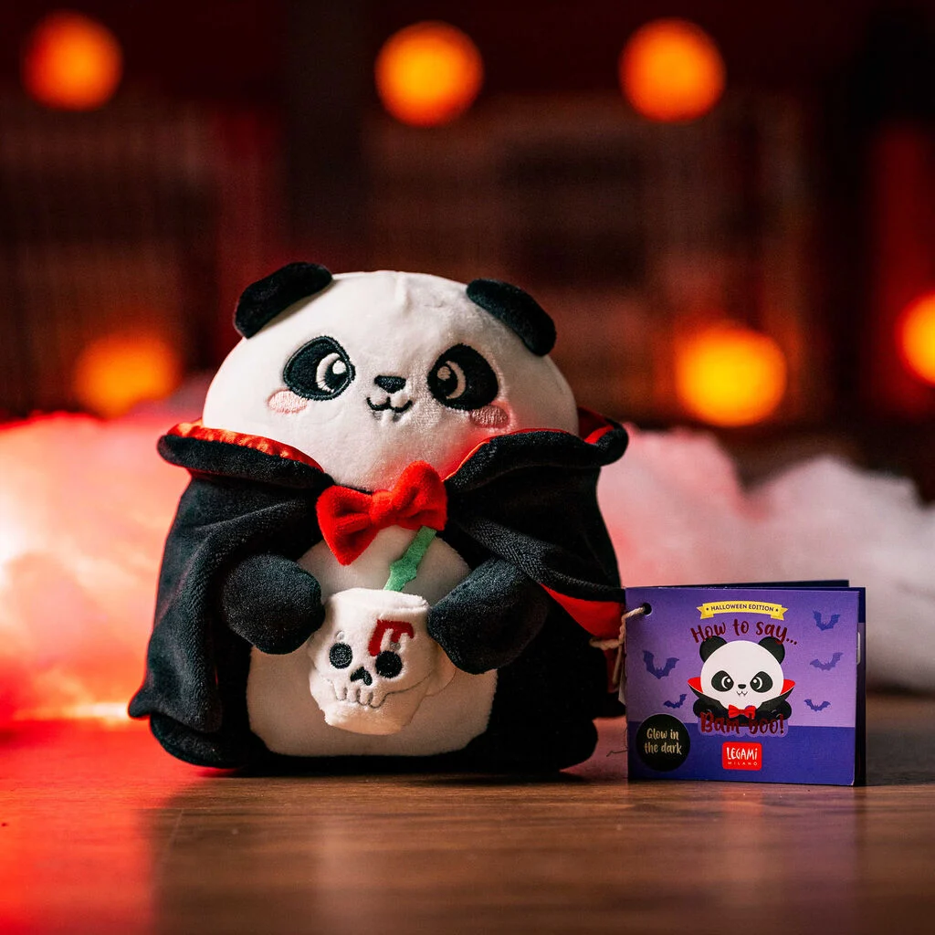 Panda Plüschtier, Halloween, Figur, Panda Geschenkset, Kuscheltier