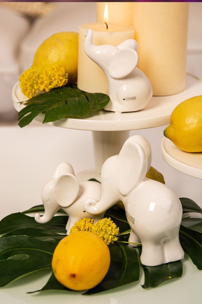 leon-mini-neutral-ambiente Elefant Leon sitzend 8cm