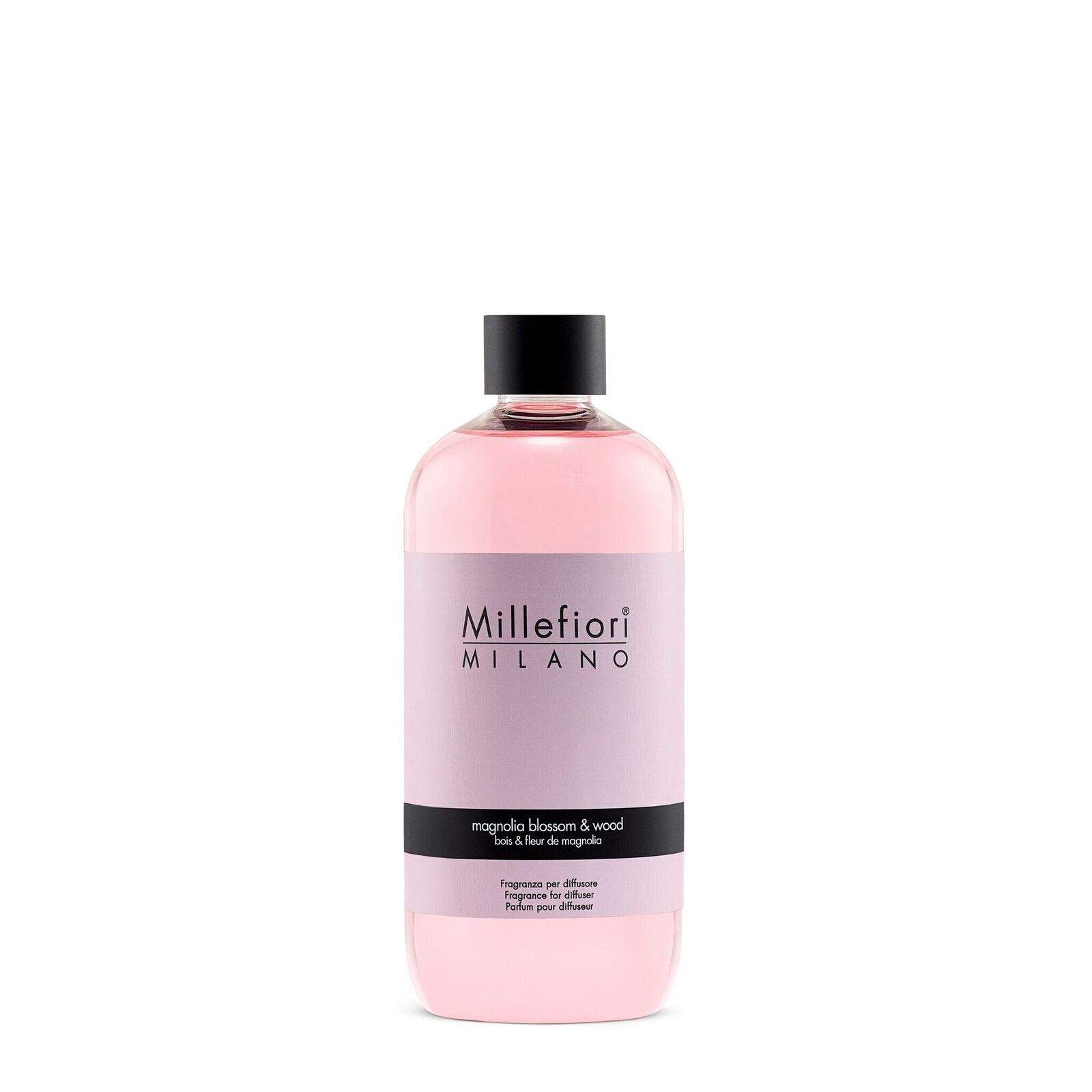 Magnolia Blossom & Wood - Nachfüller für Millefiori Reed Diffuser 500ml