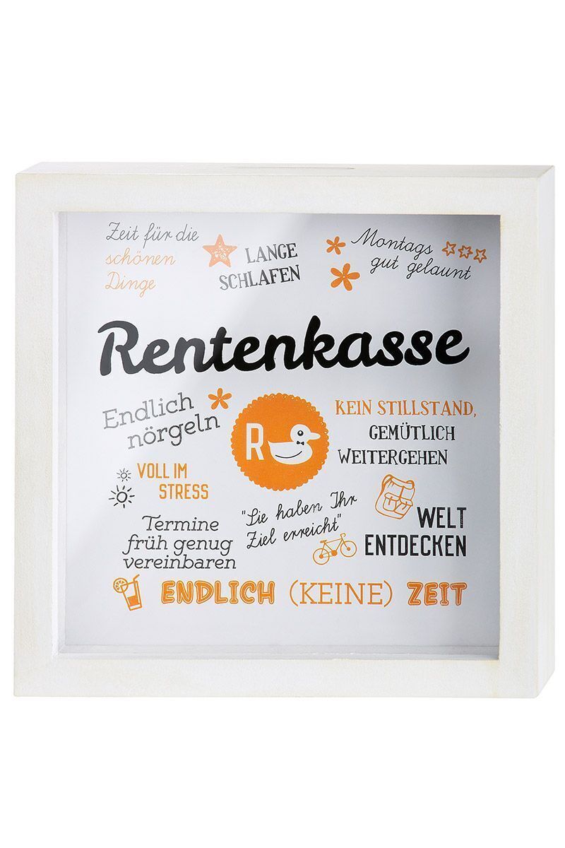 Spardose Rentenkasse Werbung, Plakat