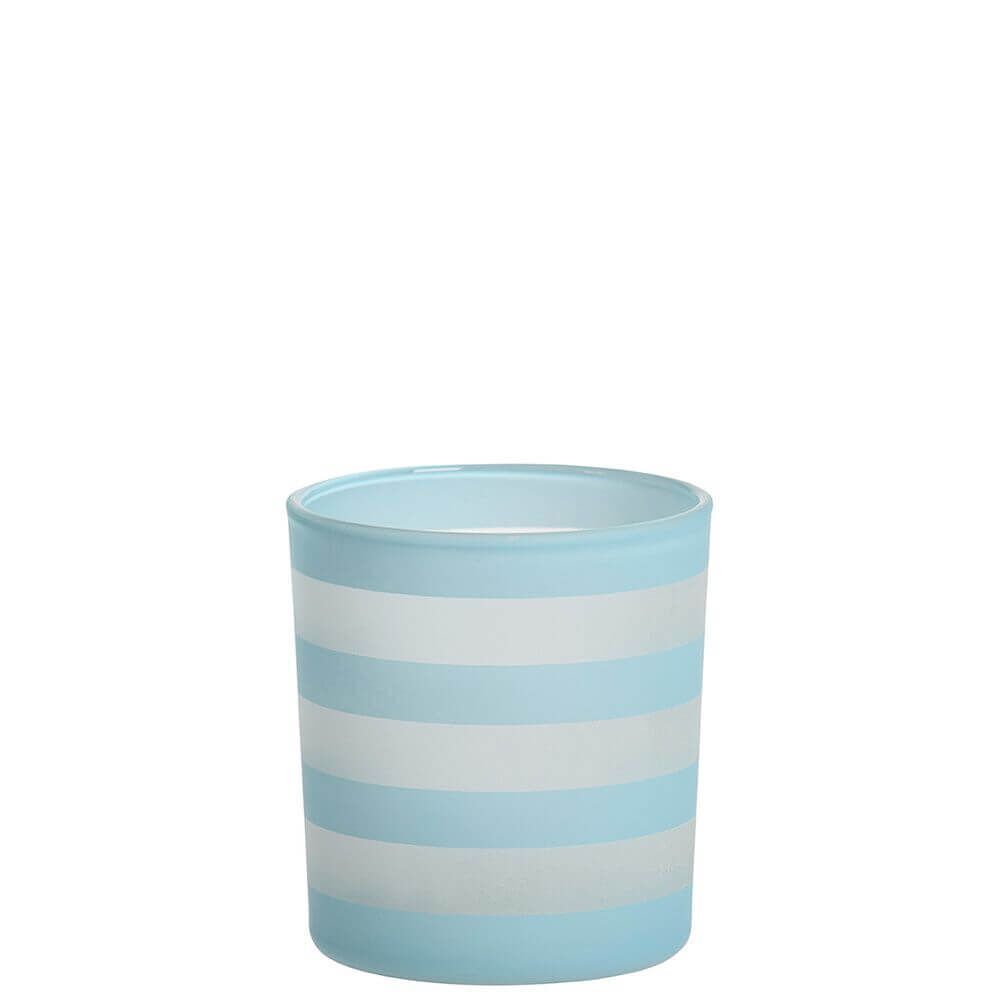 1543340_Votive-Holder-Light-Blue Yankee Candle - Coastal Stripe Teelichthalter hellblau