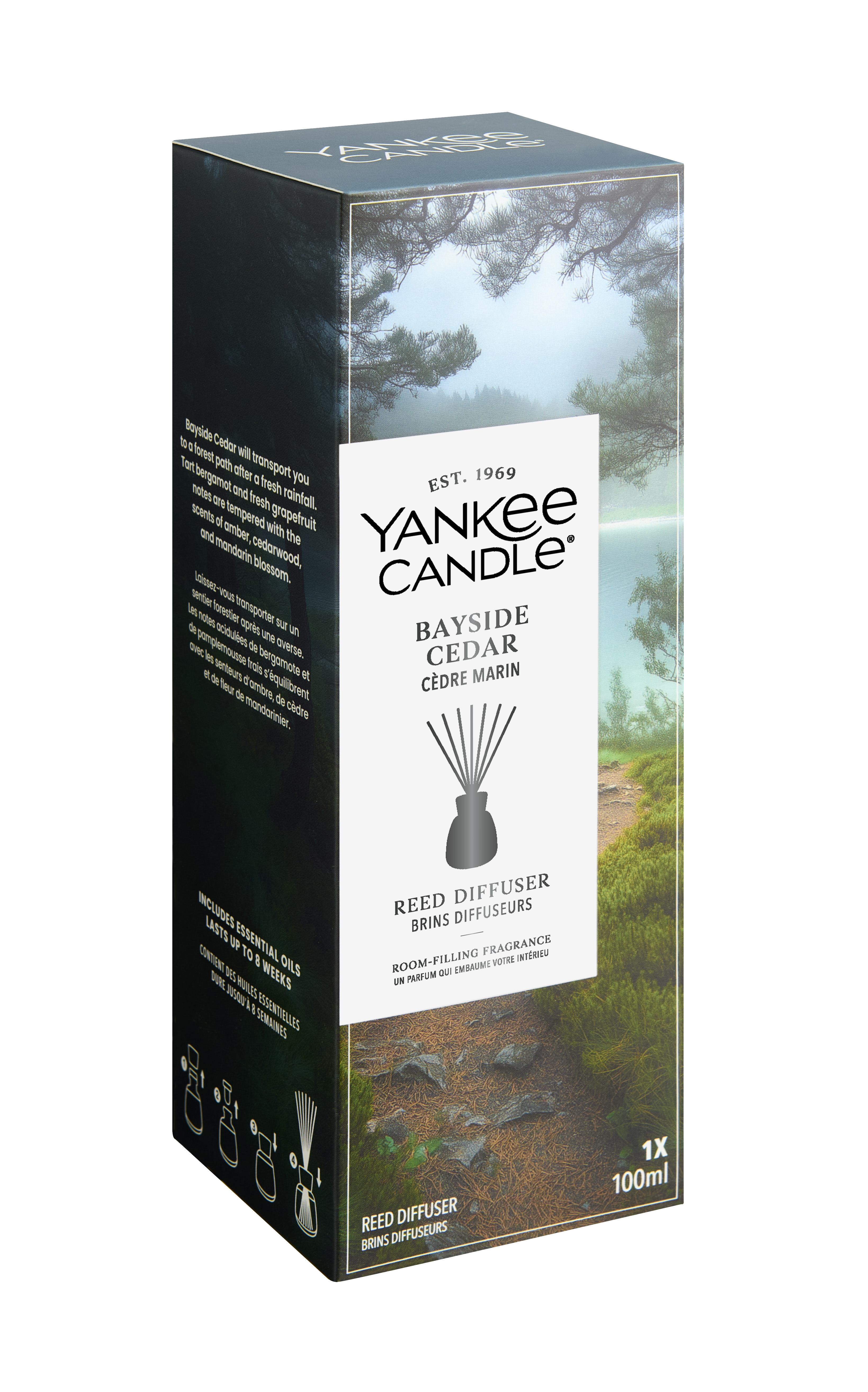 Yankee Candle, Bayside Cedar, reed diffuser, Duftkerze?, 100ml