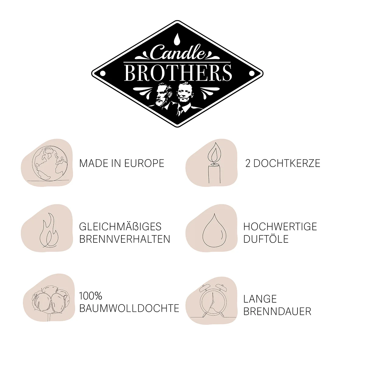 Warm & Cozy 510g Candle Brothers Duftkerze Warm & Cozy 510g Candle Brothers Duftkerze