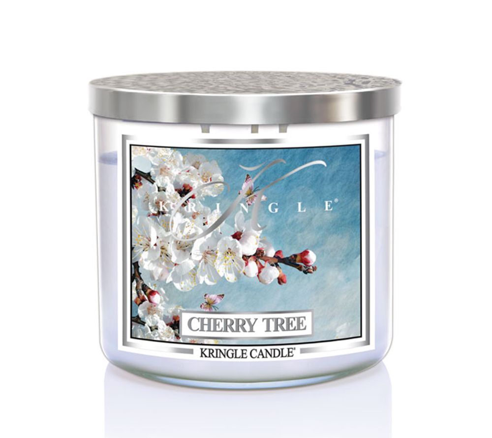 kringle_candle_cherry_tree_silver_lid_american_heritage_13426_1 Cherry Tree 396g Tumbler 3-Docht