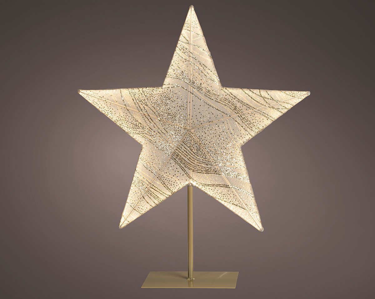 Stern, Lampe, Weihnachtsstern, Glitzer, Standleuchte